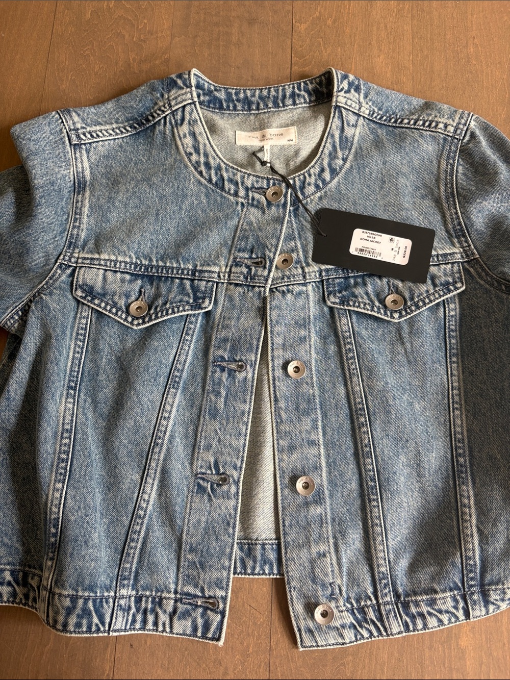 rag & bone Hills Dora denim jacket .  NWT medium